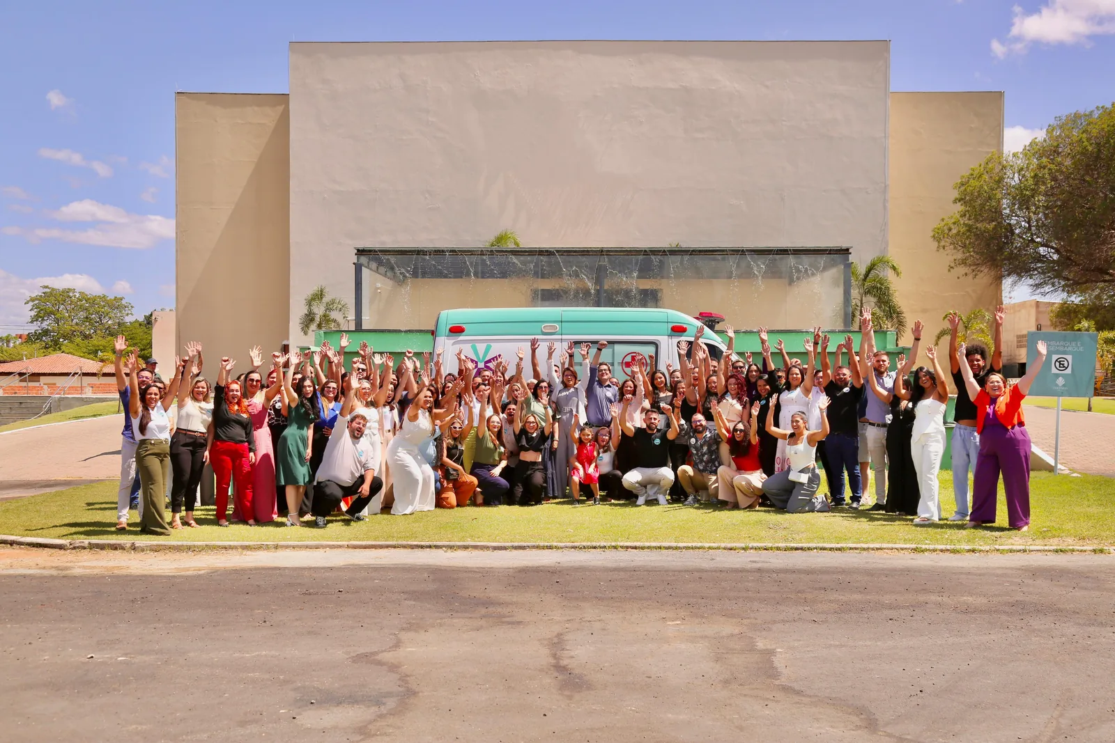 Equipe e alunos da Gvitta Educação em Saúde em Mossoró